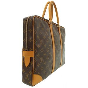 Louis Vuitton Brown Bag Voyage Monogram Leather Porte Document Business